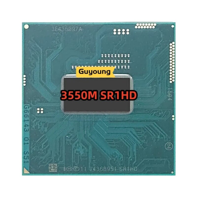  ھ   CPU μ, 3550M SR1HD, 2.3 GHz, 2M, 37W , G3 rPGA946B